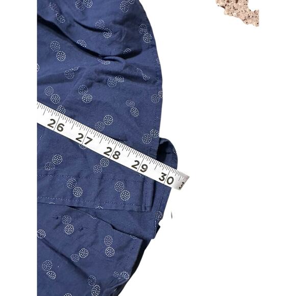 Express Soft Wash Blue Circle Print Long Sleeve Button Down Shirt Men's Size XL - Picture 6 of 6